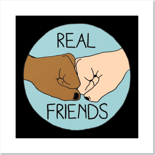 Real Friends Fist Bump Posters and Art